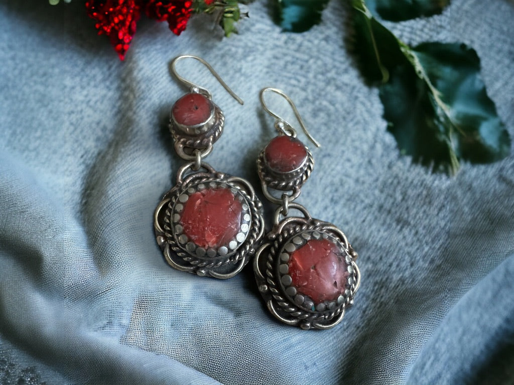 Drop earrings