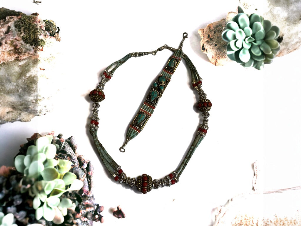 Nepali set necklace  with bracelet