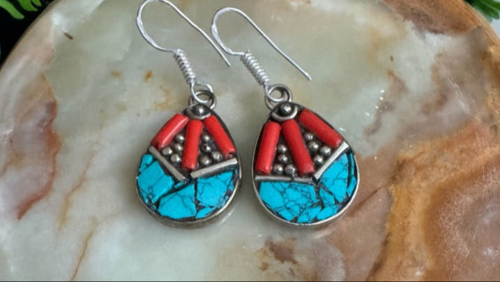 Drop earrings
